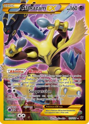 Alakazam EX (Secret) 125/124 - Holofoil XY Fates Collide - Secret Rare
