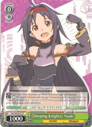 "Sleeping Knights" Yuuki (SAO/SE26-E13 C) - Sword Art Online II Vol.2