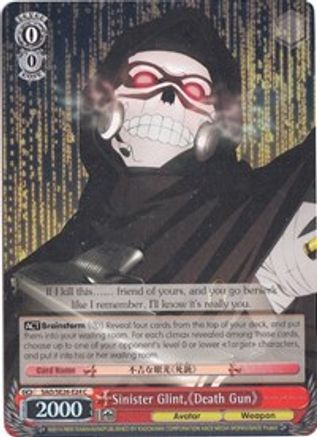 Sinister Glint, Death Gun (Parallel Foil) (SAO/SE26-E24 C) - Sword Art Online II Vol.2