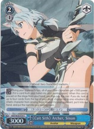 Cait Sith Archer, Sinon (Parallel Foil) (SAO/SE26-E34 C) - Sword Art Online II Vol.2