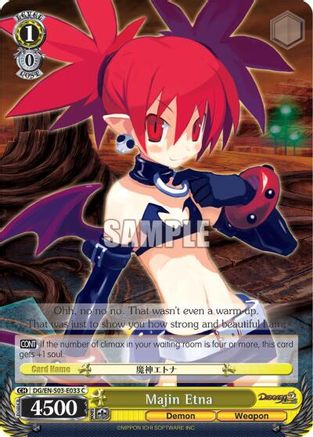 Majin Etna (DG/EN-S03-E033 C) - Disgaea