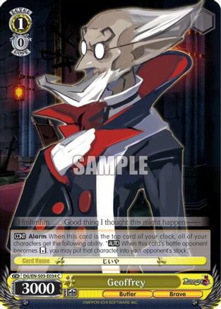 Geoffrey (DG/EN-S03-E034 C) - Disgaea