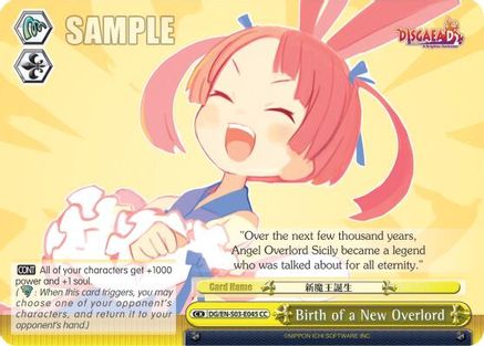 Birth of a New Overlord (DG/EN-S03-E045 CC) - Disgaea