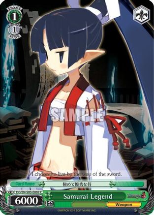 Samurai Legend (DG/EN-S03-E069 C) - Disgaea