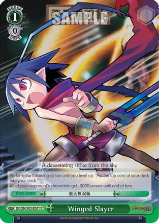 Winged Slayer (DG/EN-S03-E081 R) - Disgaea