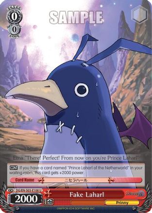 Fake Laharl (DG/EN-S03-E108 U) - Disgaea
