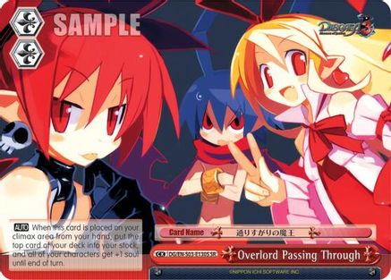Overlord Passing Through (SR) (DG/EN-S03-E130S SR) - Disgaea