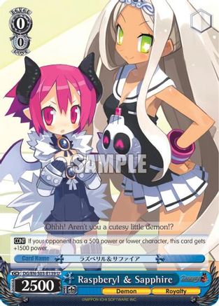 Raspberyl & Sapphire (DG/EN-S03-E139 U) - Disgaea