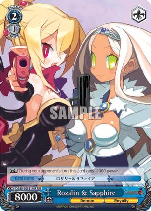 Rozalin & Sapphire (RRR) (DG/EN-S03-E146R RRR) - Disgaea