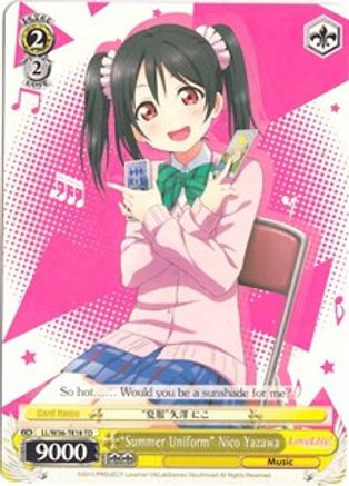 "Summer Uniform" Nico Yazawa (LL/W36-TE18 TD) - Love Live! Vol. 2
