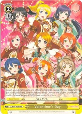 Valentime's Day (LL/W36-TE20 TD) - Love Live! Vol. 2