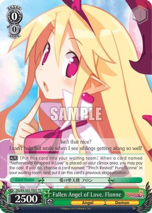 Fallen Angel of Love, Flonne (DG/EN-S03-TE03 TD) - Disgaea