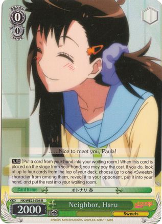 Neighbor, Haru (Parallel Foil) (NK/WE22-E08) - NISEKOI Extra Booster