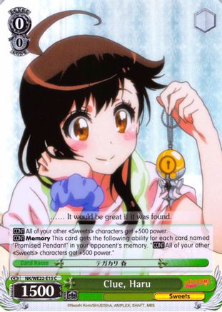 Clue, Haru (Parallel Foil) (NK/WE22-E15) - NISEKOI Extra Booster