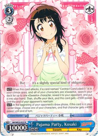 Pajama Party, Kosaki (NK/WE22-E27) - NISEKOI Extra Booster