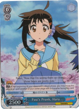 Fuu's Prank, Haru (Parallel Foil) (NK/WE22-E30) - NISEKOI Extra Booster