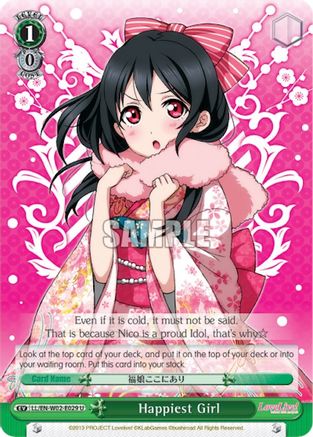 Happiest Girl (LL/EN-W02-E029 U) - Love Live! DX Vol.2