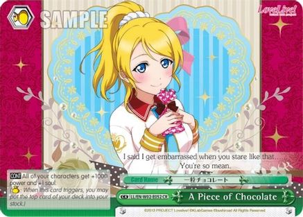 A Piece of Chocolate (LL/EN-W02-E052 CR) - Love Live! DX Vol.2