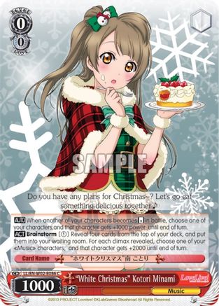 "White Christmas" Kotori Minami (LL/EN-W02-E086 C) - Love Live! DX Vol.2