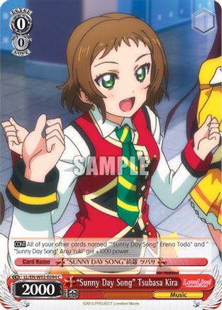"Sunny Day Song" Tsubasa Kira (LL/EN-W02-E094 C) - Love Live! DX Vol.2