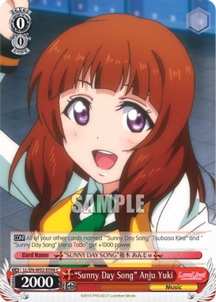 "Sunny Day Song" Anju Yuki (LL/EN-W02-E096 C) - Love Live! DX Vol.2