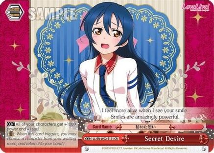 Secret Desire (LL/EN-W02-E111 CR) - Love Live! DX Vol.2