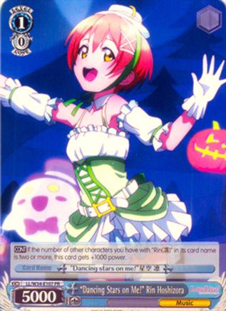 "Dancing Stars on Me!" Rin Hoshizora (LL/W34-E107 PR) - Love Live! Vol. 2