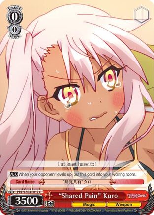 "Shared Pain" Kuro (PI/EN-S04-E017 C) - Fate/kaleid liner PRISMA ILLYA DX