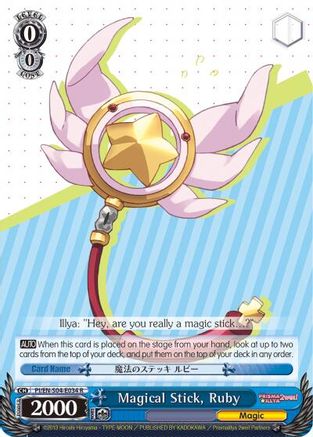 Magical Stick, Ruby (PI/EN-S04-E034 R) - Fate/kaleid liner PRISMA ILLYA DX