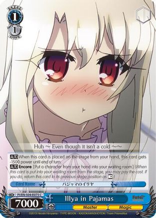 Illya in Pajamas (PI/EN-S04-E075 C) - Fate/kaleid liner PRISMA ILLYA DX