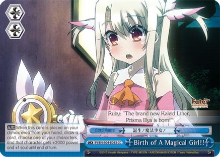 Birth of A Magical Girl!! (PI/EN-S04-E083 CC) - Fate/kaleid liner PRISMA ILLYA DX
