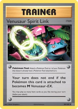Venusaur Spirit Link 089/108 XY Evolutions - Uncommon