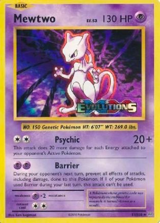 Mewtwo (XY Evolutions Prerelease) 051 - Holofoil XY Promos - Promo