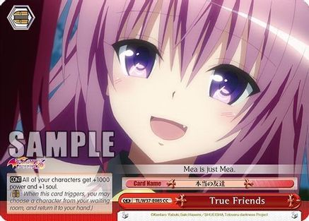 True Friends (TL/W37-E085 CC) - To Loveru Darkness 2nd