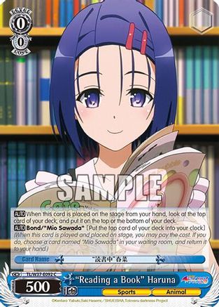 "Reading a Book" Haruna (TL/W37-E092 C) - To Loveru Darkness 2nd