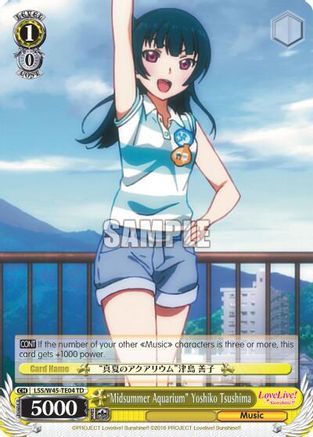 "Midsummer Aquarium" Yoshiko Tsushima (LSS/W45-TE04 TD) - Love Live! Sunshine!!