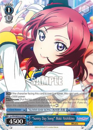 "Sunny Day Song" Maki Nishikino (LL/EN-W02-E159 C) - Love Live! DX Vol.2
