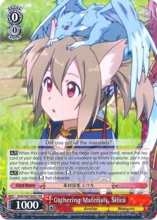 Gathering Materials, Silica (SAO/S47-E051 RR) - Sword Art Online Re: Edit