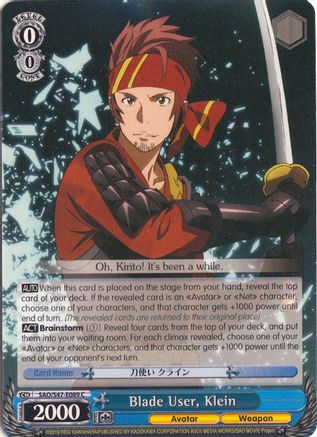 Blade User, Klein (SAO/S47-E089 C) - Sword Art Online Re: Edit
