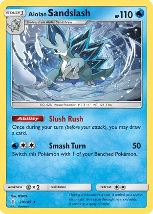 Alolan Sandslash 020/145 SM Guardians Rising - Rare