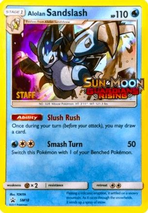 Alolan Sandslash SM18 - Holofoil SM Promos - Promo