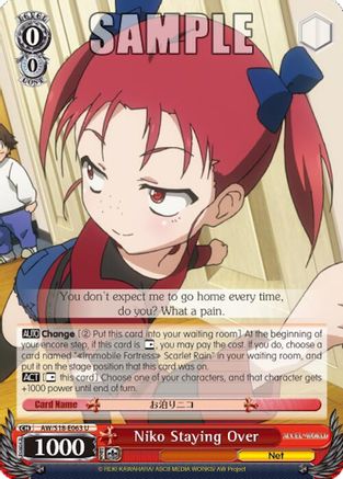 Niko Staying Over (AW/S18-E063 U) - Accel World