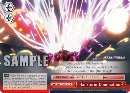 Hailstorm Domination (AW/S18-E078 CR) - Accel World