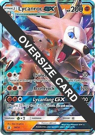 Lycanroc GX SM14 - Holofoil Jumbo Cards - Promo