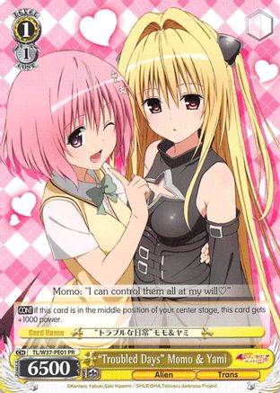 "Troubled Days" Momo & Yami (TL/W37-PE01 PR) - To Loveru Darkness 2nd