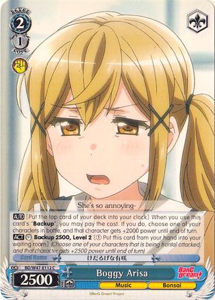 Boggy Arisa (BD/W47-E112 C) - BanG Dream!