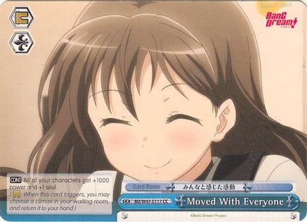 Moved With Everyone (BD/W47-E117 CC) - BanG Dream!