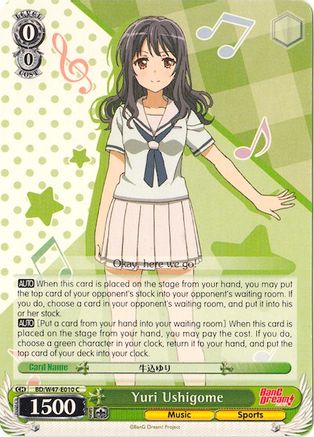 Yuri Ushigome (BD/W47-E010 C) - BanG Dream!