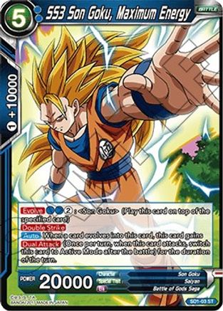 SS3 Son Goku, Maximum Energy (SD1-03) - Galactic Battle