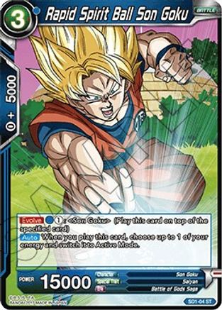 Rapid Spirit Ball Son Goku (SD1-04) - Galactic Battle